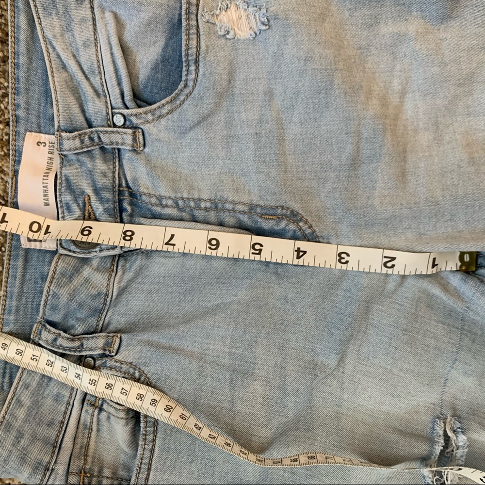 RSQ light wash ripped skinny jeans size 3 - Picture 8 of 8